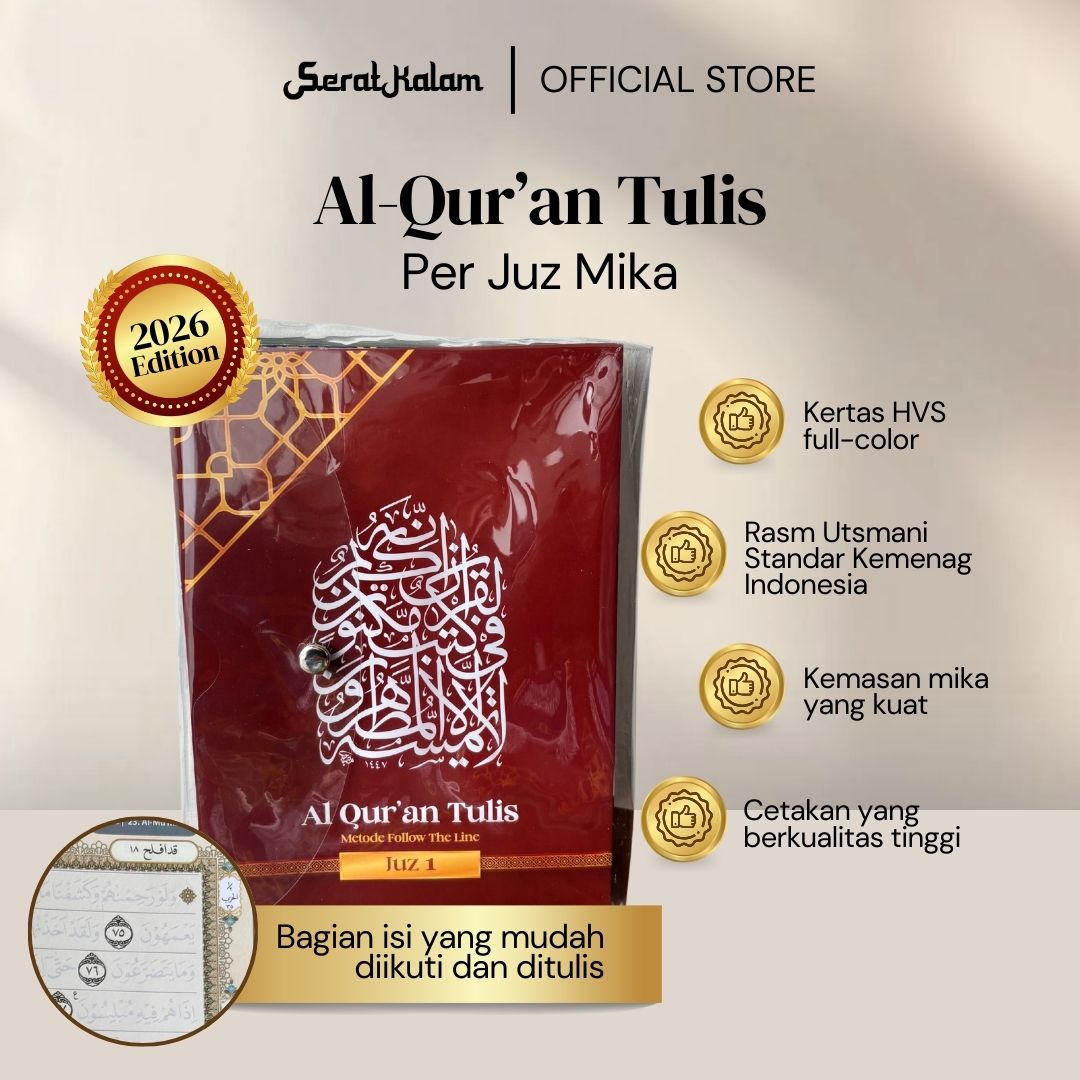Al-Quran Tulis Per Juz Mika 30 Edisi 2026 by Serat Kalam 